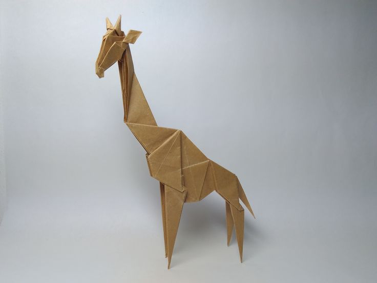 оригами жираф