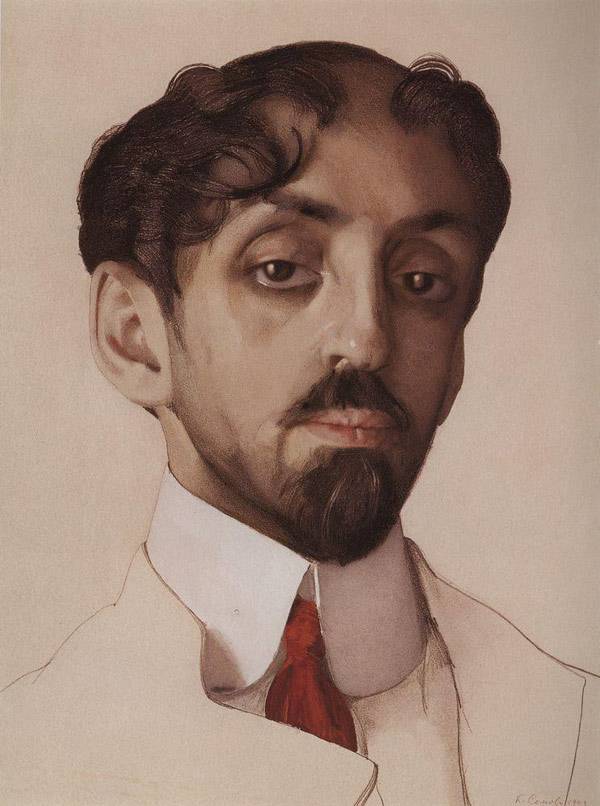 Портрет поэта М.А.Кузмина. 1909