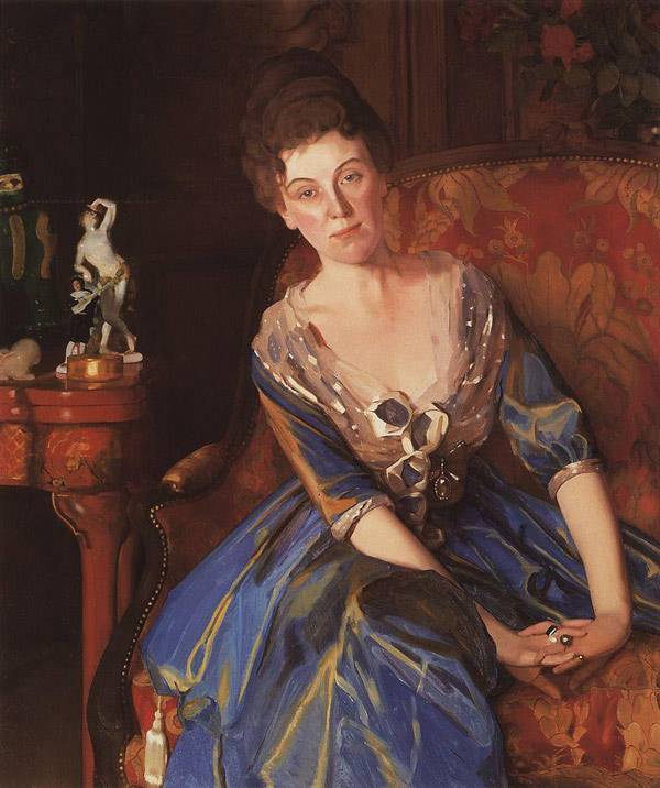 Портрет Е.П.Олив. 1914