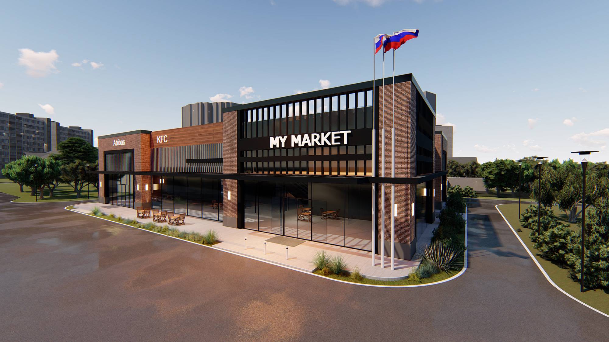Дизайн интерьера магазина 