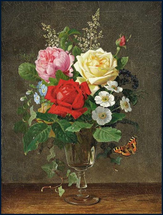 Натюрморт с цветами 