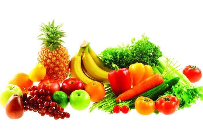 Выбор овощей и фруктов 