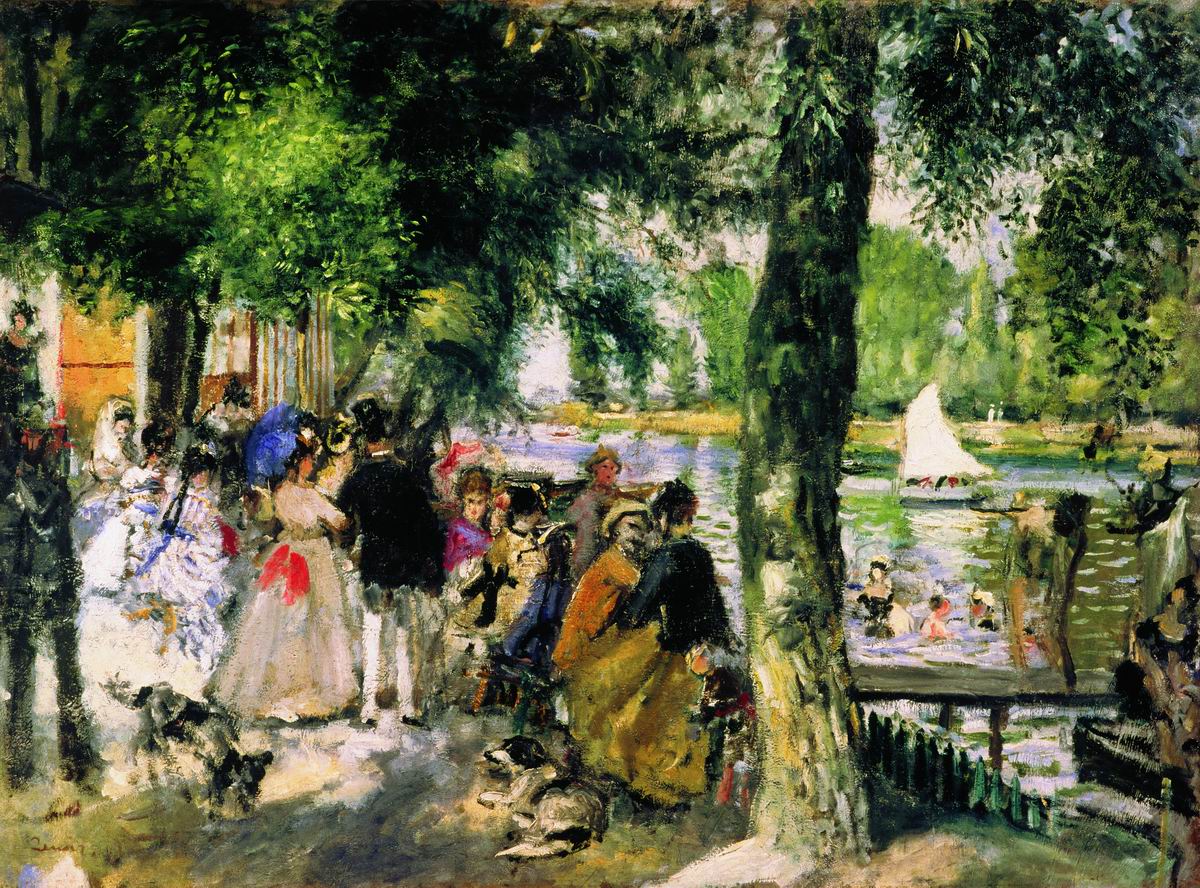 «Купанье на Сене» (1869)