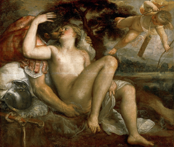 Tiziano Vecellio, Venus Mars and Cupid 