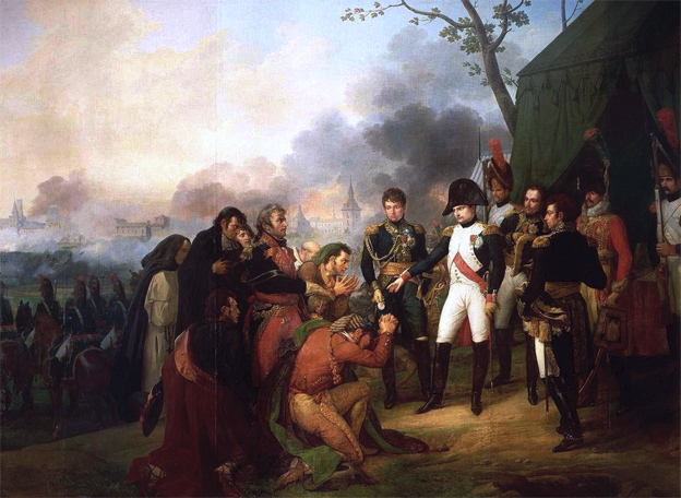 Наполеон перед воротами Мадрида.