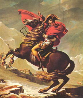 Давид Жак-Луи. Переход Наполеона через Альпы. 