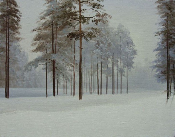 пейзаж зимой
