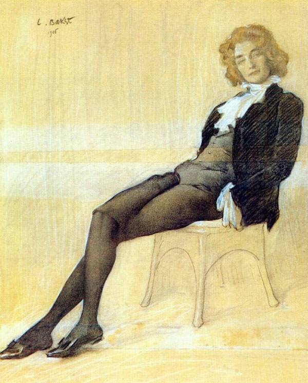Портрет Зинаиды Гиппиус 1906