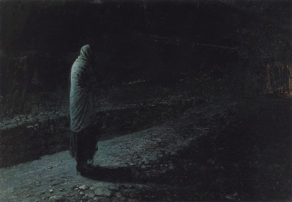 Картина Совесть. Иуда. 1891