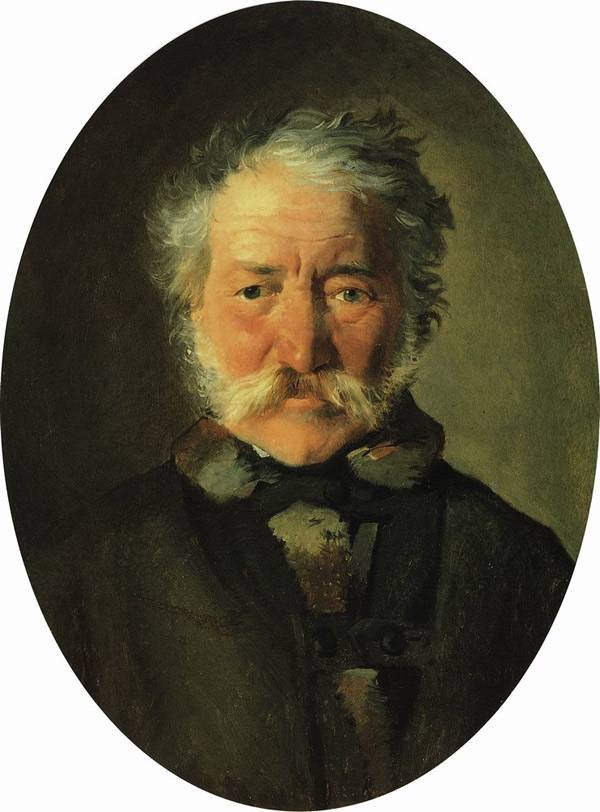 Портрет П.И.Забелы. 1856 Картина Ге