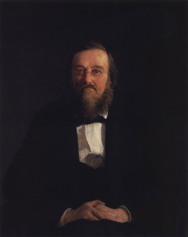 Ге Портрет историка Н.И.Костомарова. 1870. 