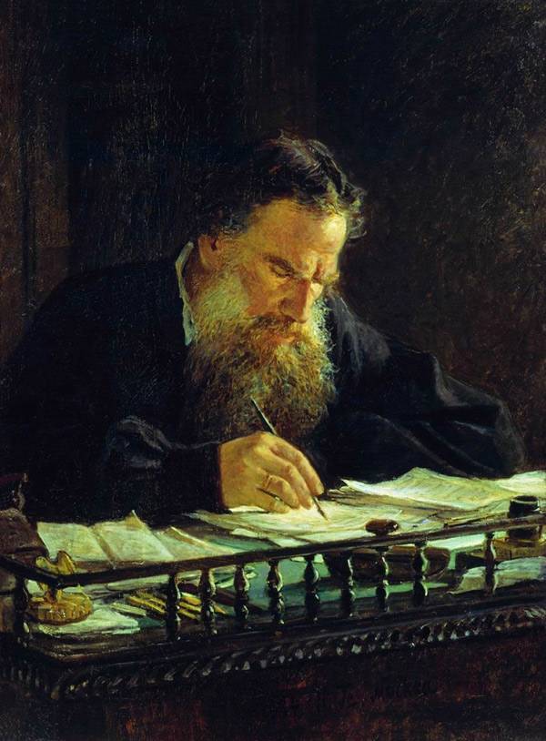 Портрет Л.Н.Толстого. 1884.