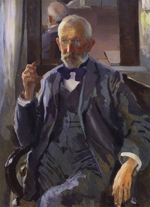Портрет А.И.Сомова, отца художника. 1897