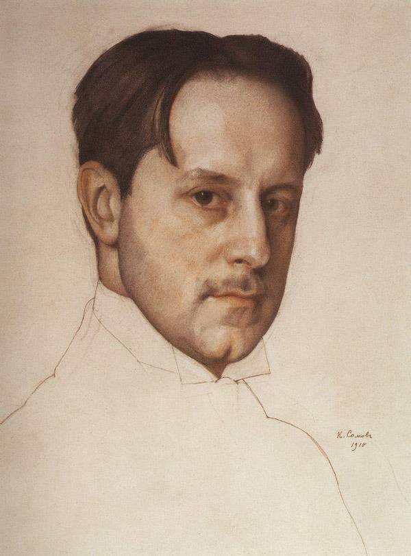 Портрет М.В.Добужинского. 1910