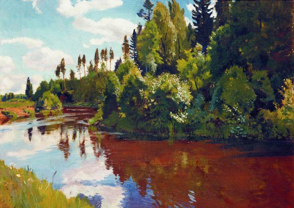 Устье реки Орлинки. 1928. Художник Рылов