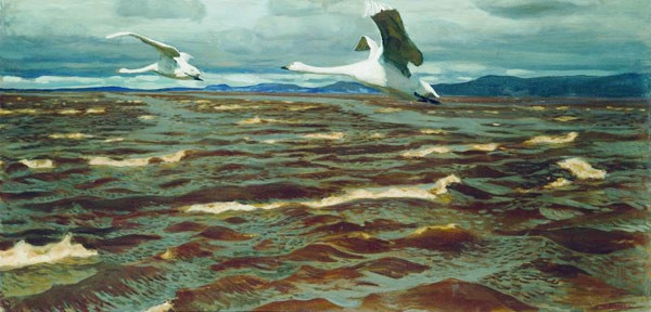 Лебеди над Камой. 1920