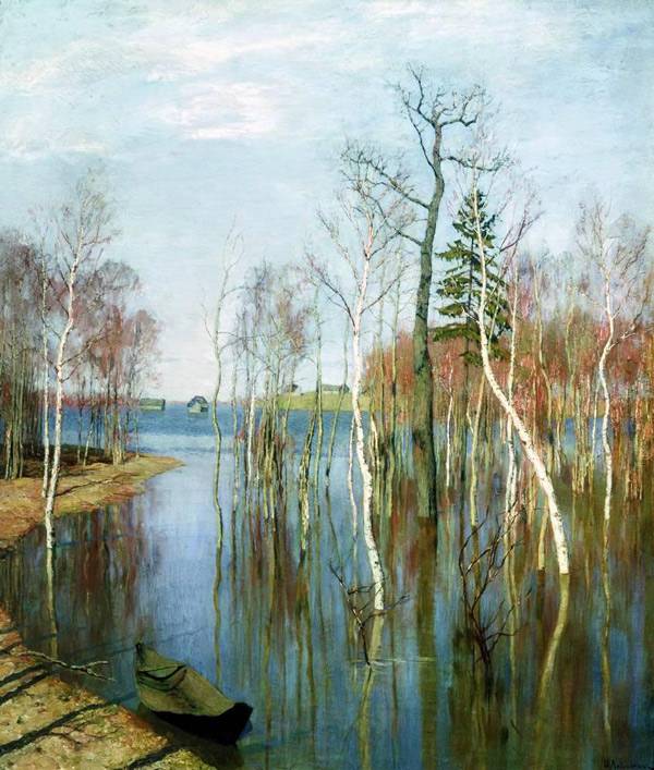 Левитан Весна. Большая вода. 1897
