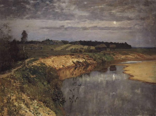 картины Левитана пейзажи Тишина. 1898