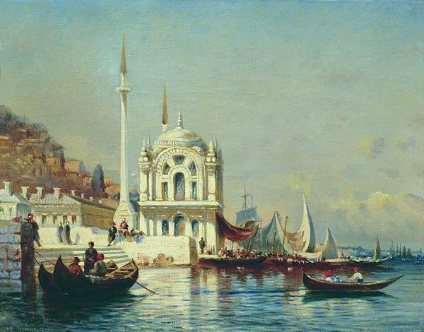 картина Алексея Боголюбова Константинополь. 1860-е