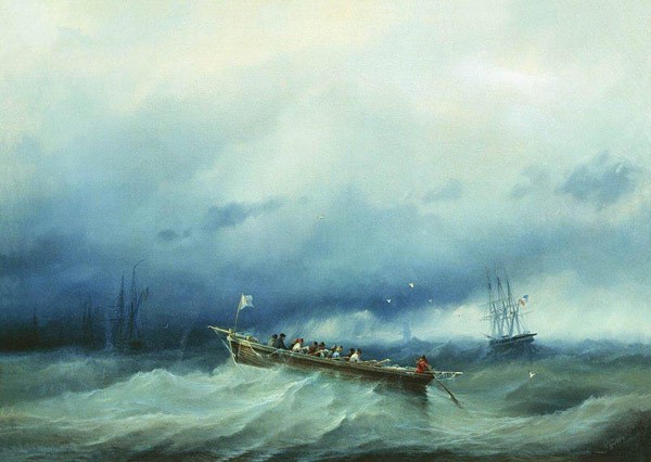 Лоцманы Бискайской бухты. 1857–1859