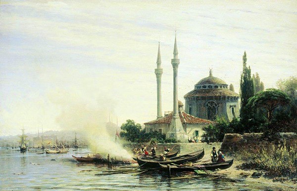 Золотой Рог в Константинополе. 1864