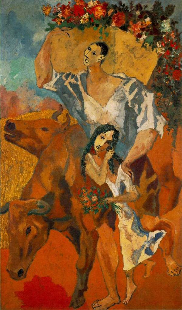 Картины Пабло Пикассо Крестьяне. Композиция