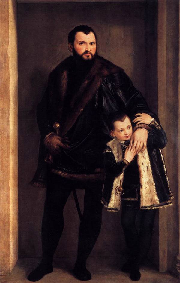 Портрет графа Джузеппе да Порто с сыном Адриано. Паоло Веронезе
